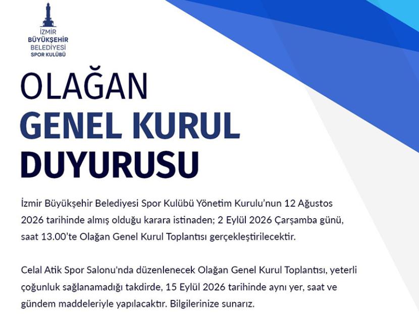 OLAĞAN GENEL KURUL DUYURUSU